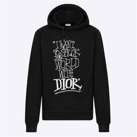 dior and shawn oversized hooded sweatshirt|Dior men's sweaters.